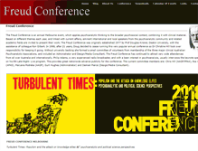 Tablet Screenshot of freudconference.com.au